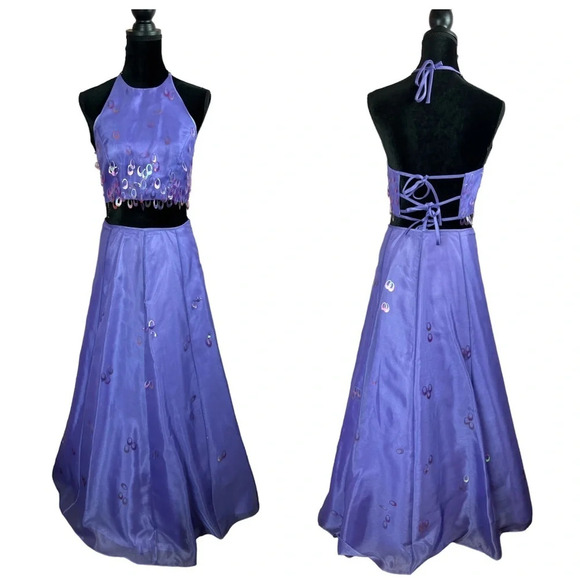 Y2K Jovani Two Piece Dress - Picture 1 of 16